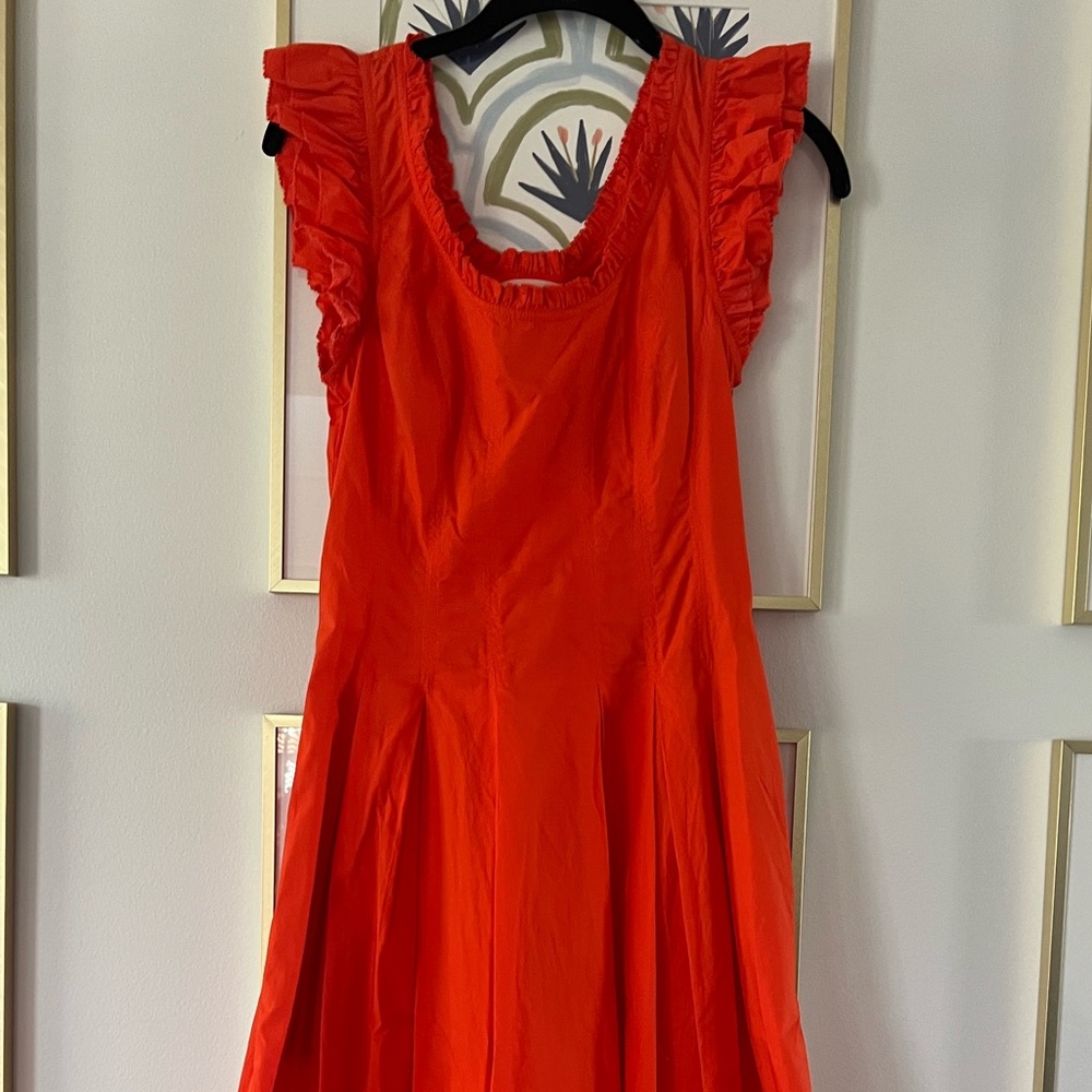 Ulla Johnson ruffle details cotton dress size 2